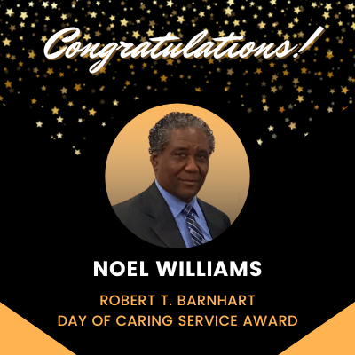 Noel Williams, Robert T. Barnhart Day of Caring Service Award