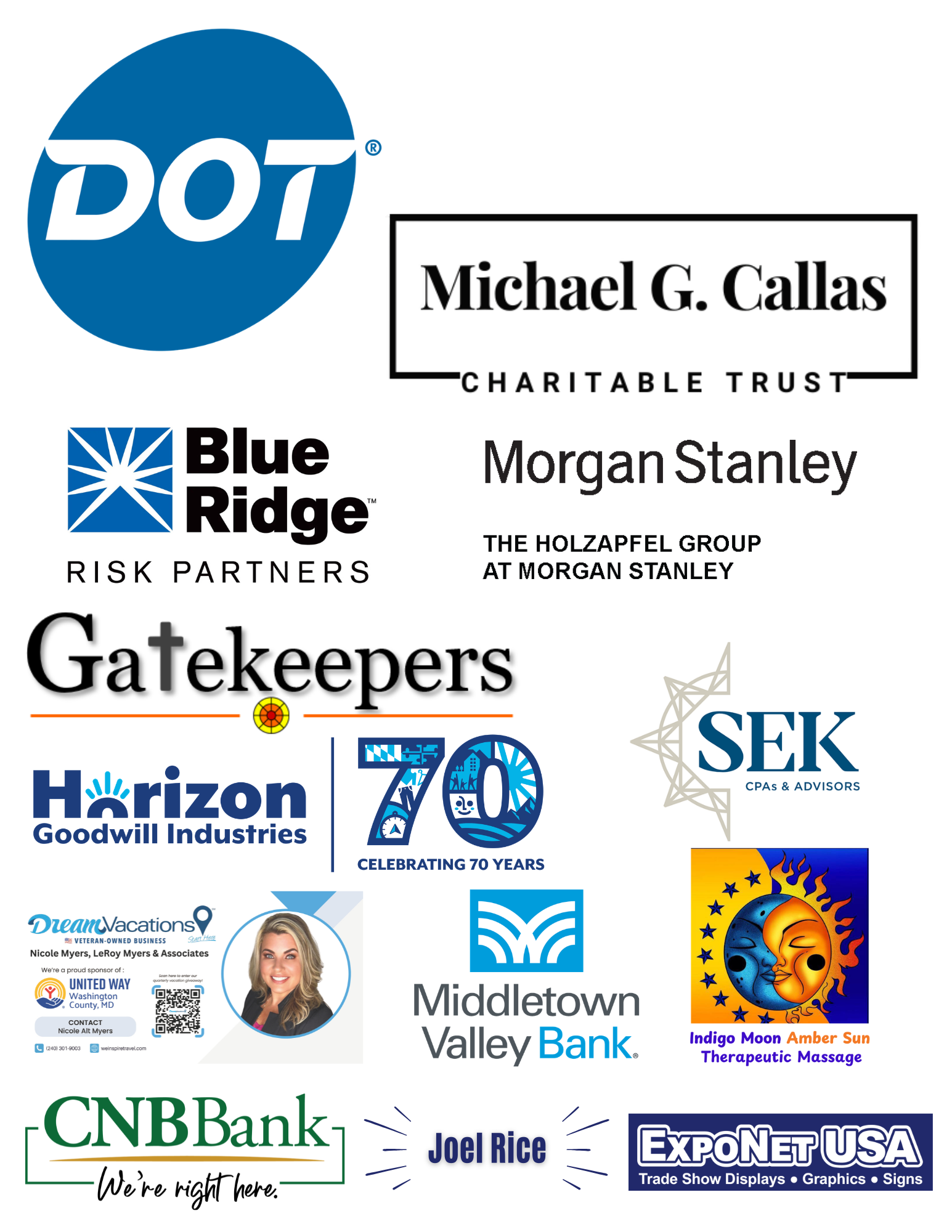 Thank You Sponsors