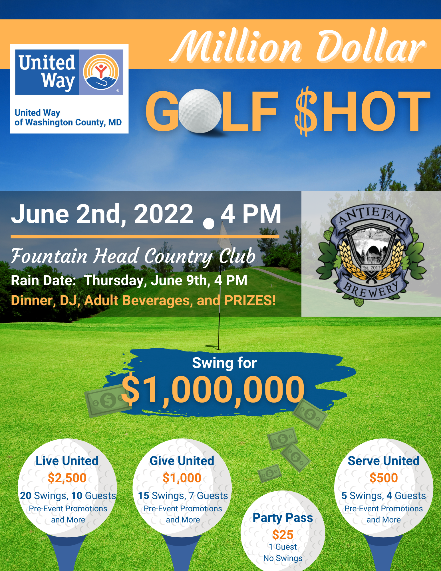 Golf Shot Sponsor Flyer