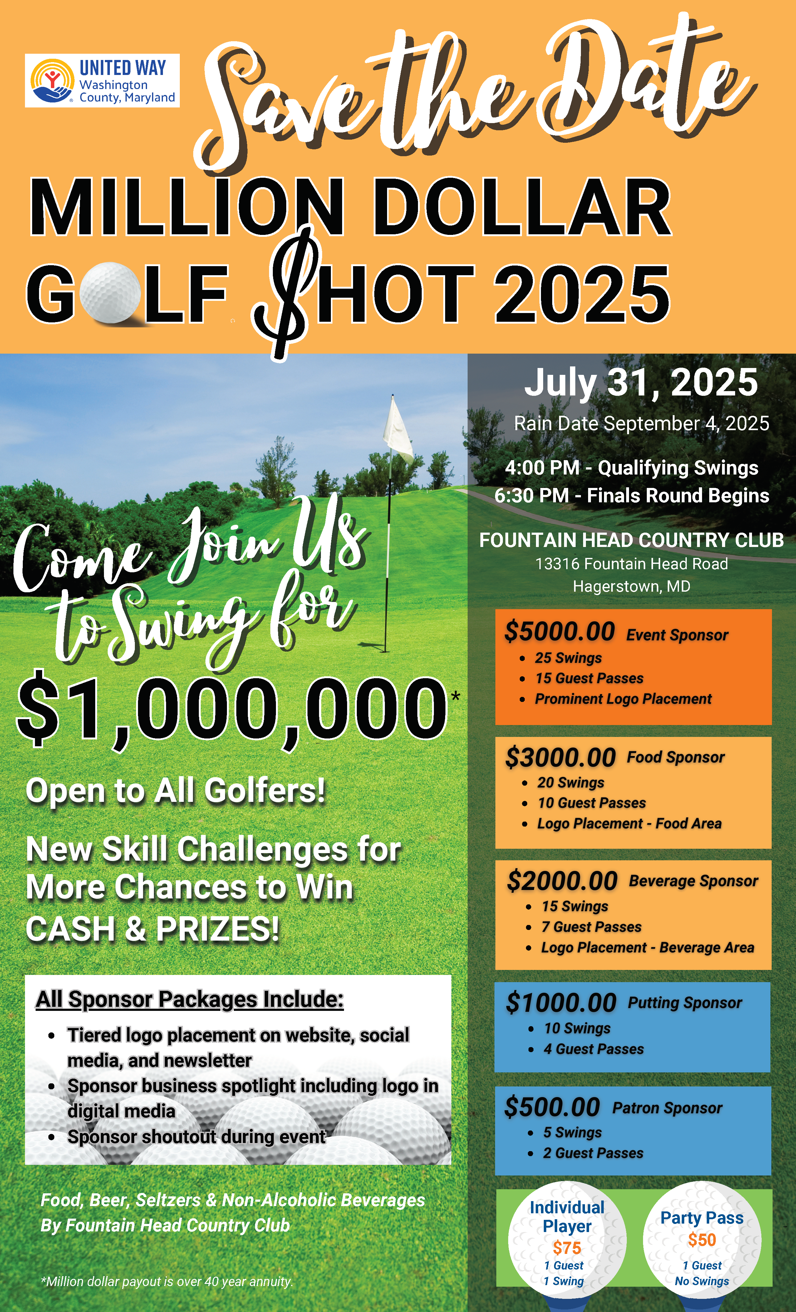 Golf Shot Sponsorship Packages